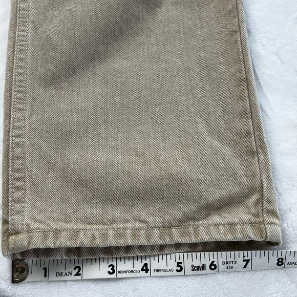 L.L. Bean women’s original fit relaxed Tan jeans size 18 reg 36X29 - Picture 7 of 9